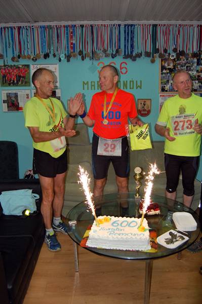 Gość Rysia Kałaczyńskiego - Roman Asayevich pobiegł wczoraj swój 600 maraton