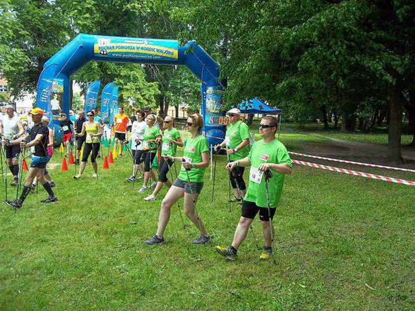 Mieszkańcy Jeziorek walczyli w Czaplinku. Puchar Pomorza Nordic Walking 2/4 w Czaplinku za nami