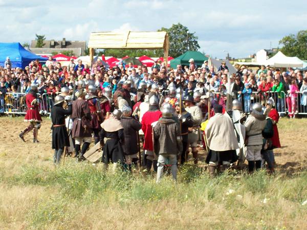 Rekonstrukcja Bitwy pod Koronowem podczas Jarmarku Cysterskiego