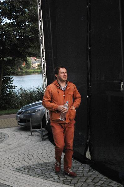 Koncert Krzysztofa Napiórkowskiego nad Jeziorem Więcborskim