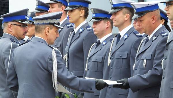 Policjanci z Nakła uroczyście obchodzili swoje święto