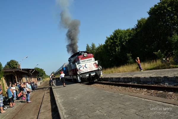 Stacja Sępólno wita