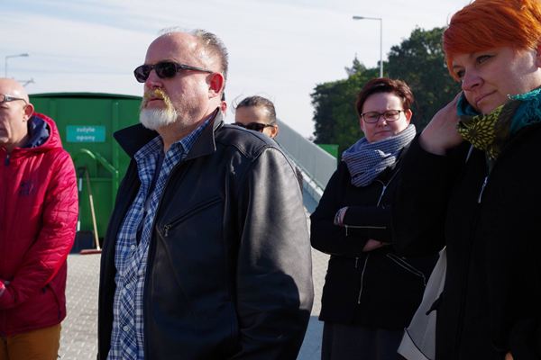 Radni z Wyrzyska w Punkcie Selektywnej Zbiórki Odpadów Komunalnych w Pniewach