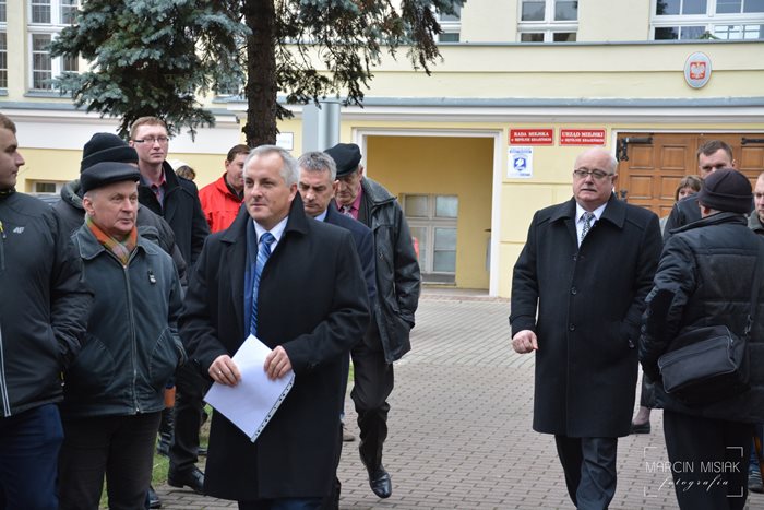 Rolniczy protest w Sępólnie