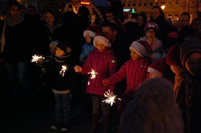 Mikołaj z wizytą na Więcborskim Rynku