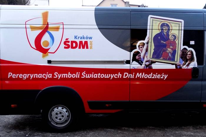 Symbole Światowych Dni Młodzieży zawitały do Sępólna