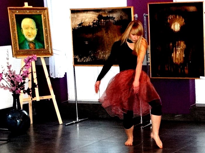 Wystawa malarstwa Edmunda Gunscha w Centrum Kultury i Sztuki w Sępólnie