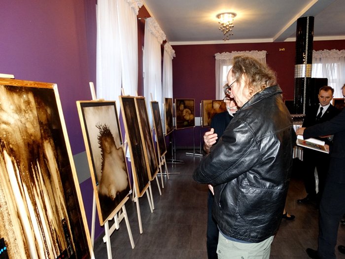 Wystawa malarstwa Edmunda Gunscha w Centrum Kultury i Sztuki w Sępólnie