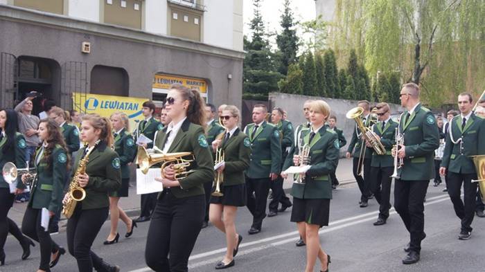 Uroczyste obchody Święta Konstytucji Trzeciego Maja w Więcborku