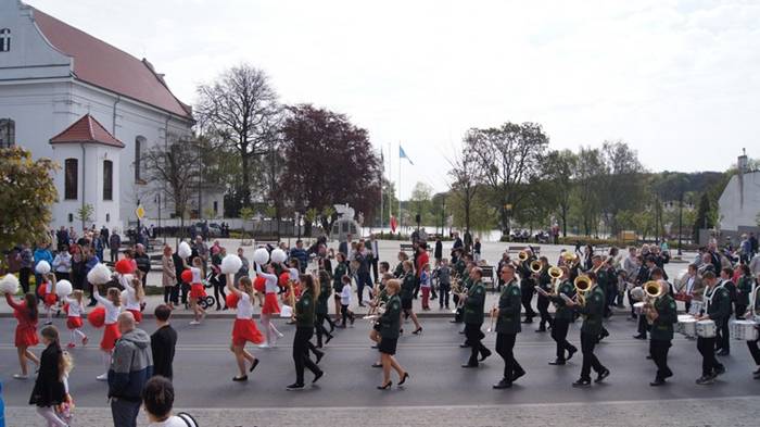 Uroczyste obchody Święta Konstytucji Trzeciego Maja w Więcborku