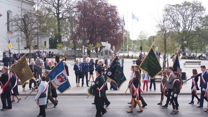 Uroczyste obchody Święta Konstytucji Trzeciego Maja w Więcborku