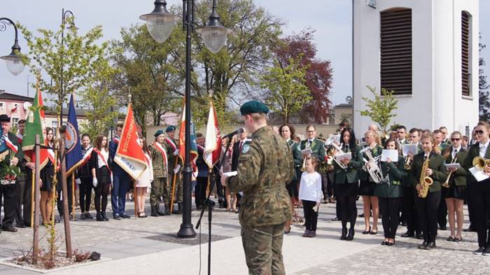 Uroczyste obchody Święta Konstytucji Trzeciego Maja w Więcborku