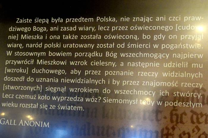Wystawa w 1050. rocznicę chrztu Polski w CKiS w Sępólnie