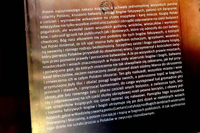 Wystawa w 1050. rocznicę chrztu Polski w CKiS w Sępólnie