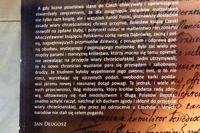 Wystawa w 1050. rocznicę chrztu Polski w CKiS w Sępólnie