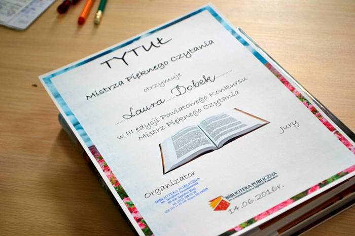 Laura Dobek nowym Mistrzem Pięknego Czytania