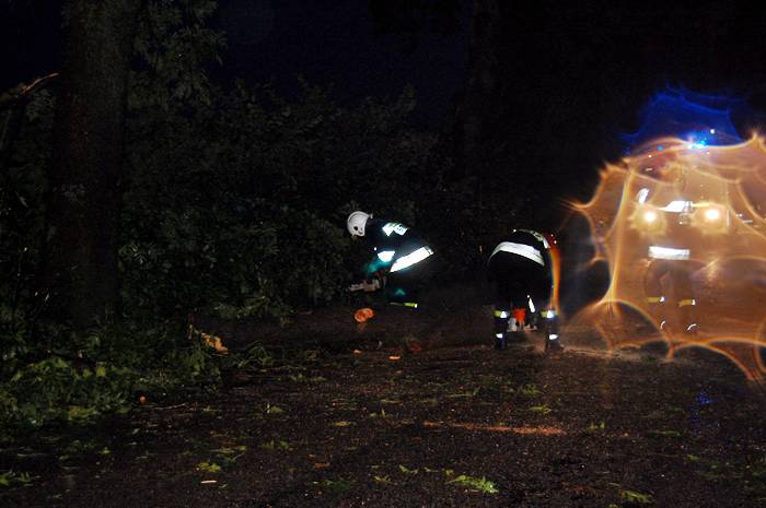 Nad regionem przeszła gwałtowna burza z wichurą i ulewą
