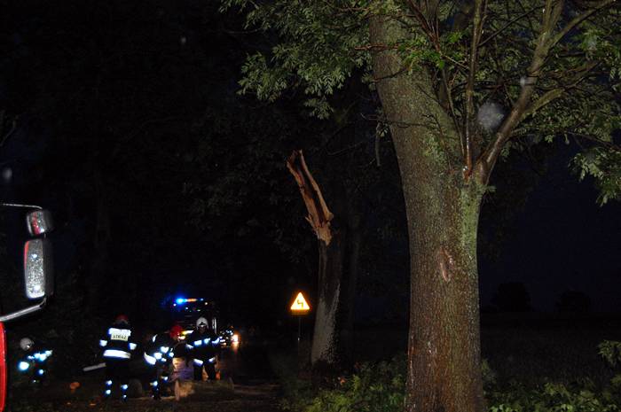 Nad regionem przeszła gwałtowna burza z wichurą i ulewą