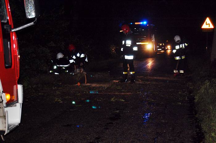 Nad regionem przeszła gwałtowna burza z wichurą i ulewą