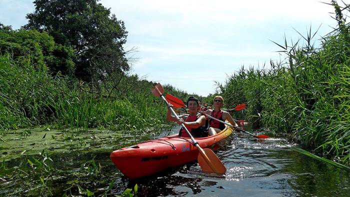 Kajakiem po rzece Wełnie
