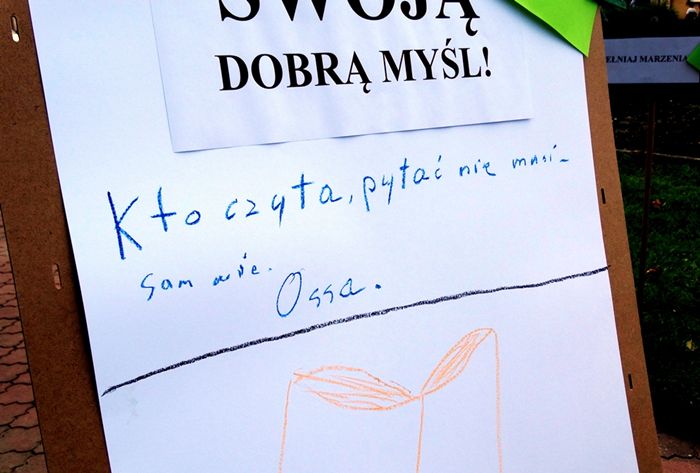 Happening uliczny w Sępólnie Krajeńskim