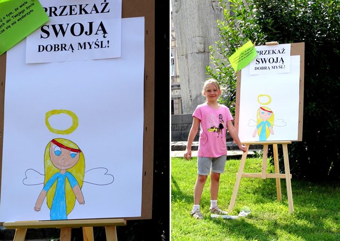 Happening uliczny w Sępólnie Krajeńskim