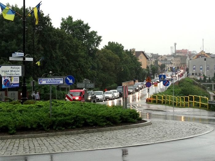 Komunikacyjny czarny piątek w Sępólnie