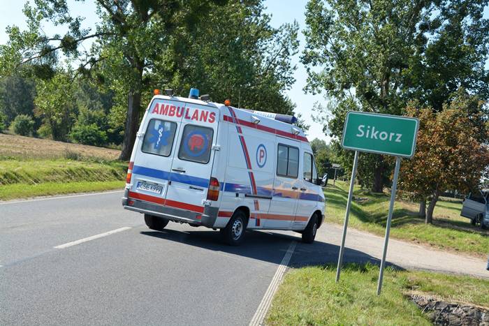 Kolizja w Sikorzu