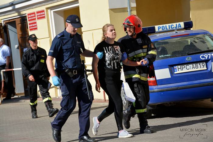 Sępólno: Atak terrorystyczny w Urzędzie [nowe zdjęcia]