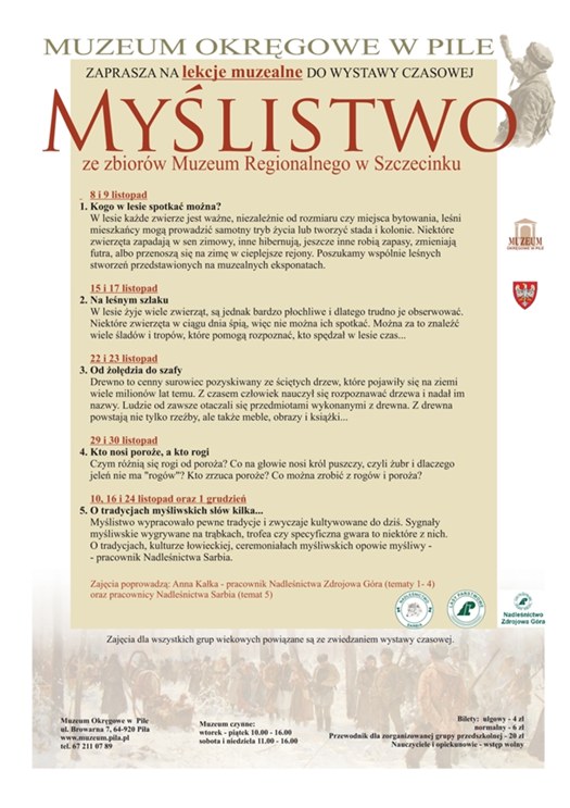 Zajęcia z leśnikami w Muzeum
