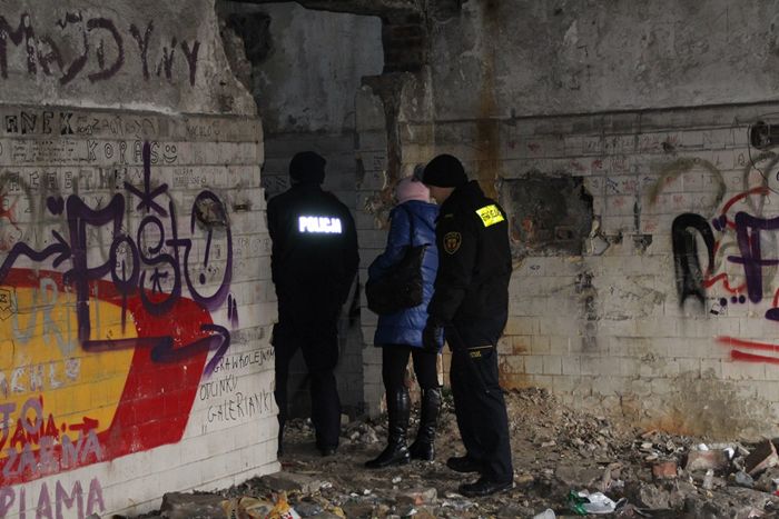 Wspólne kontrole miejsc przebywania bezdomnych