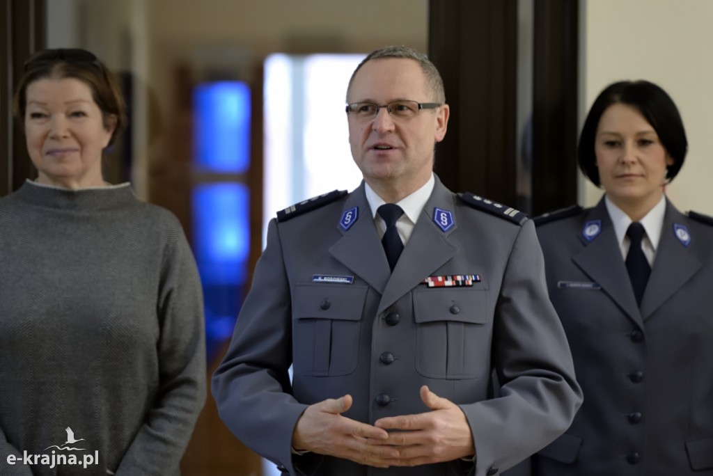 Spotkanie opłatkowe w nakielskiej komendzie
