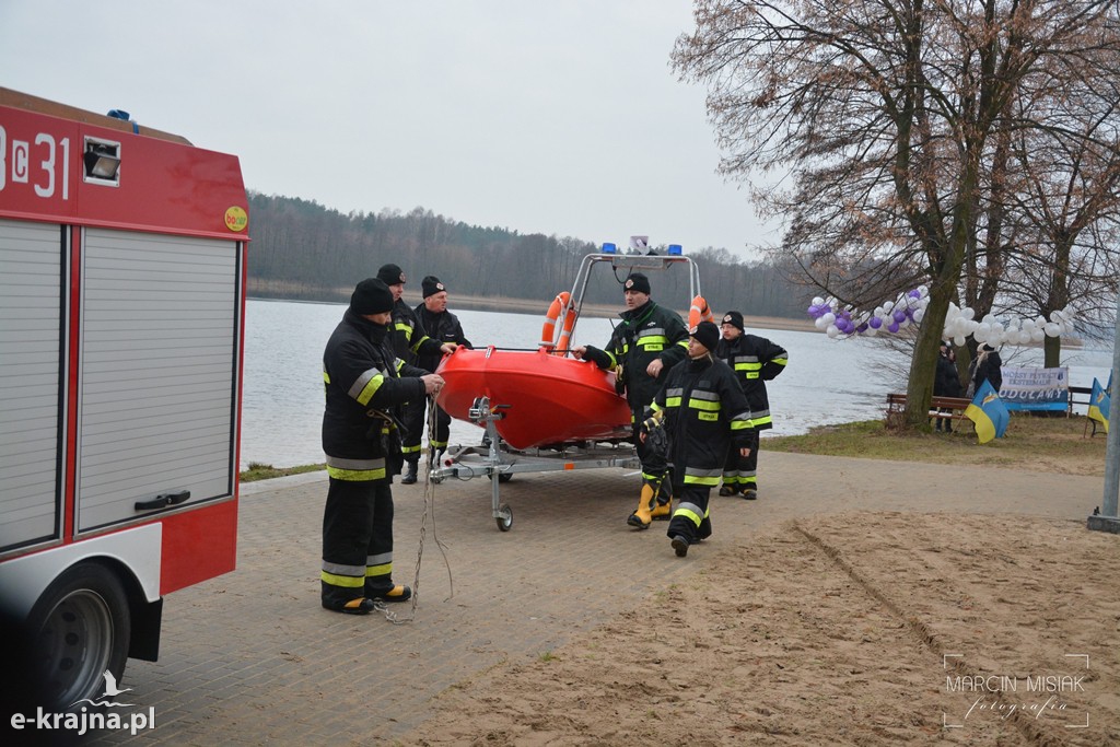Powitanie Nowego Roku na sępoleńskiej plaży