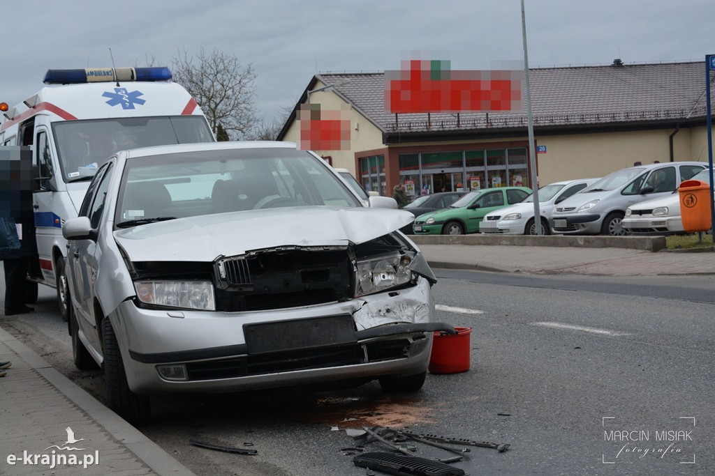 Kolizja osobówek w Kamieniu Krajeńskim
