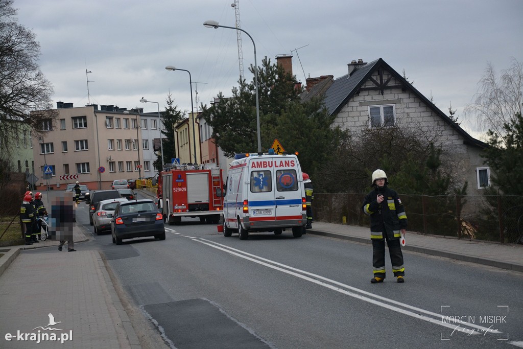 Kolizja osobówek w Kamieniu Krajeńskim