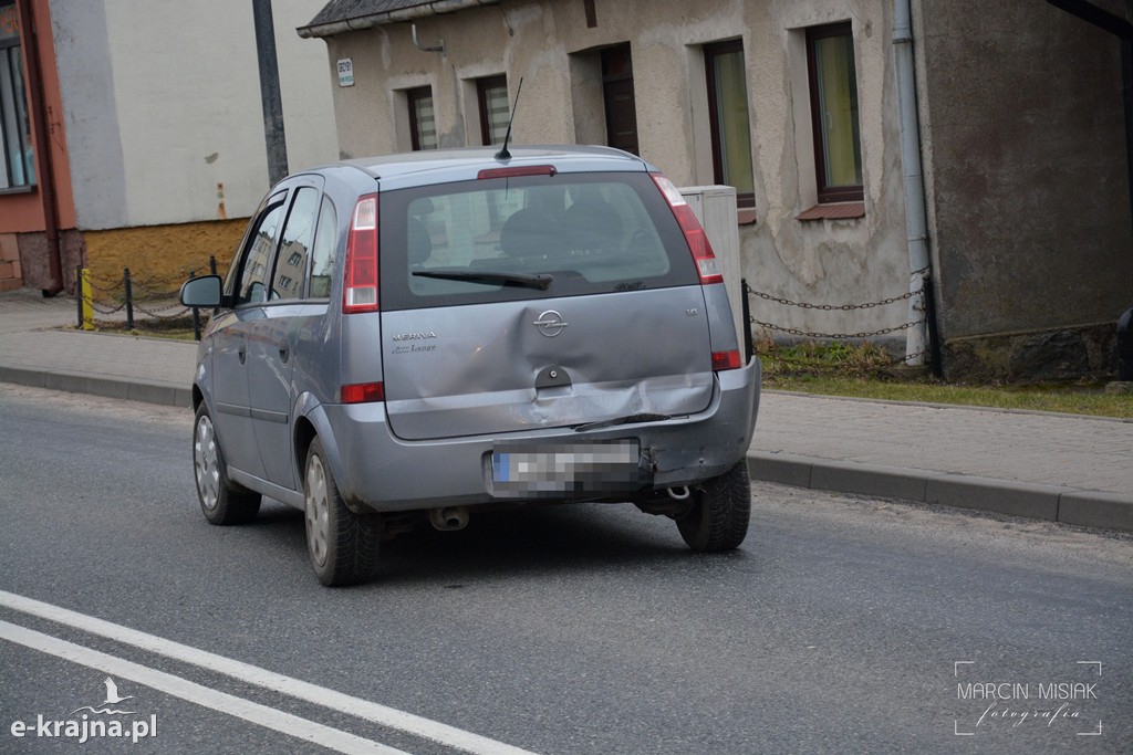 Kolizja osobówek w Kamieniu Krajeńskim