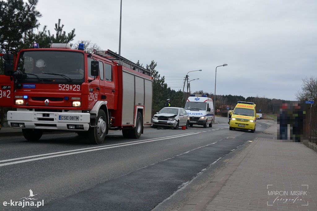 Kolizja osobówek w Kamieniu Krajeńskim
