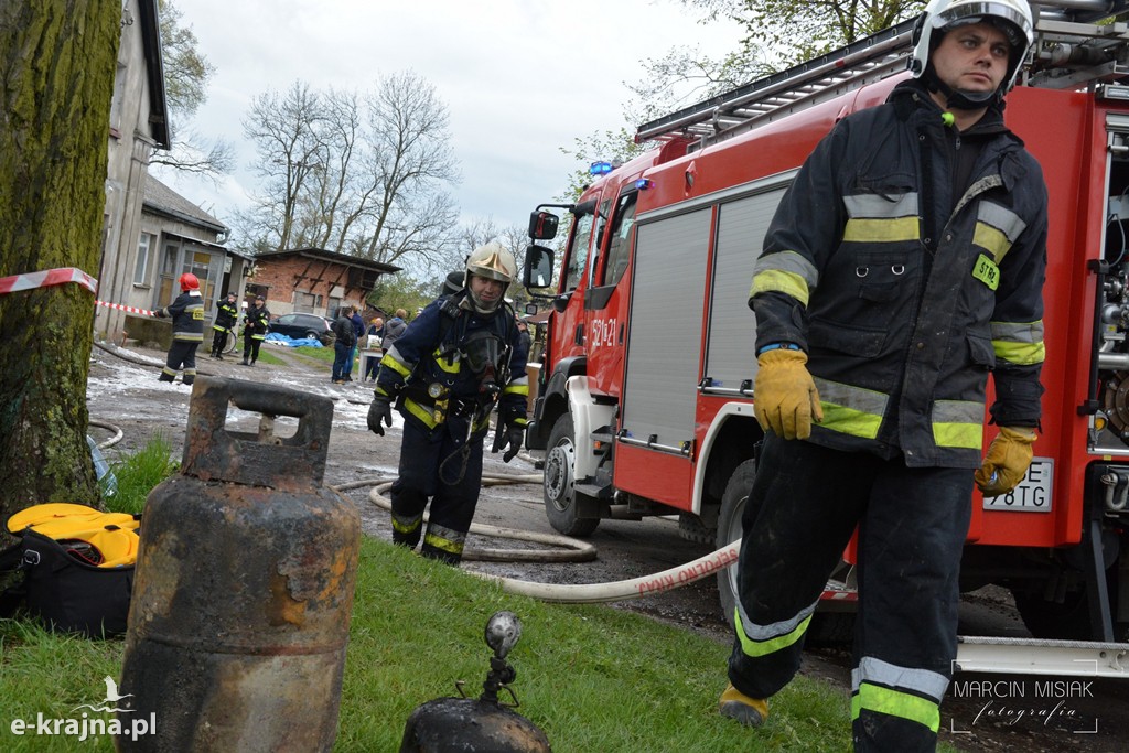 Wybuch butli z gazem [FOTO]