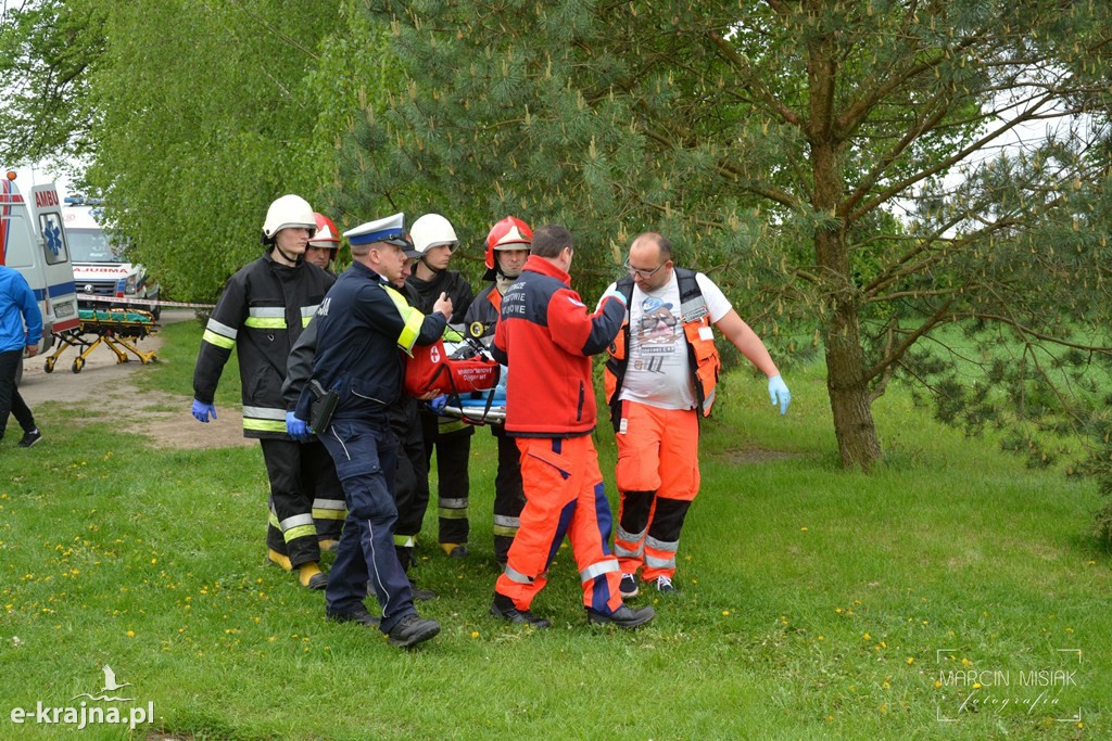 Pożar domu w Radzimiu