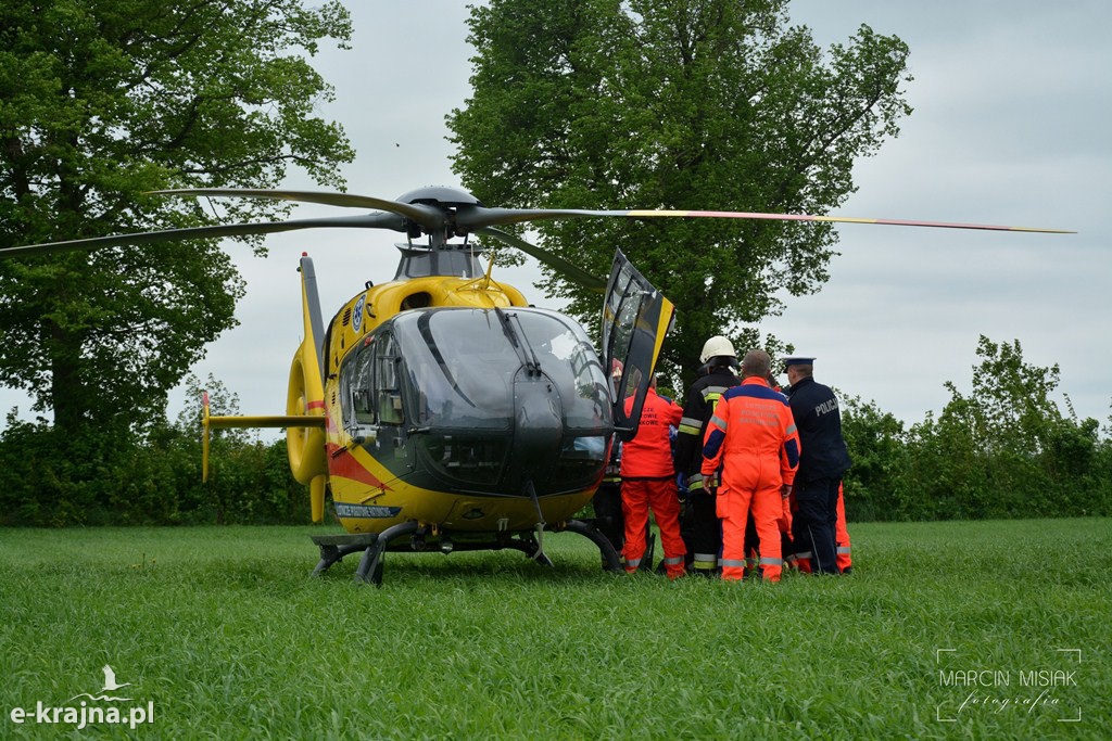 Pożar domu w Radzimiu