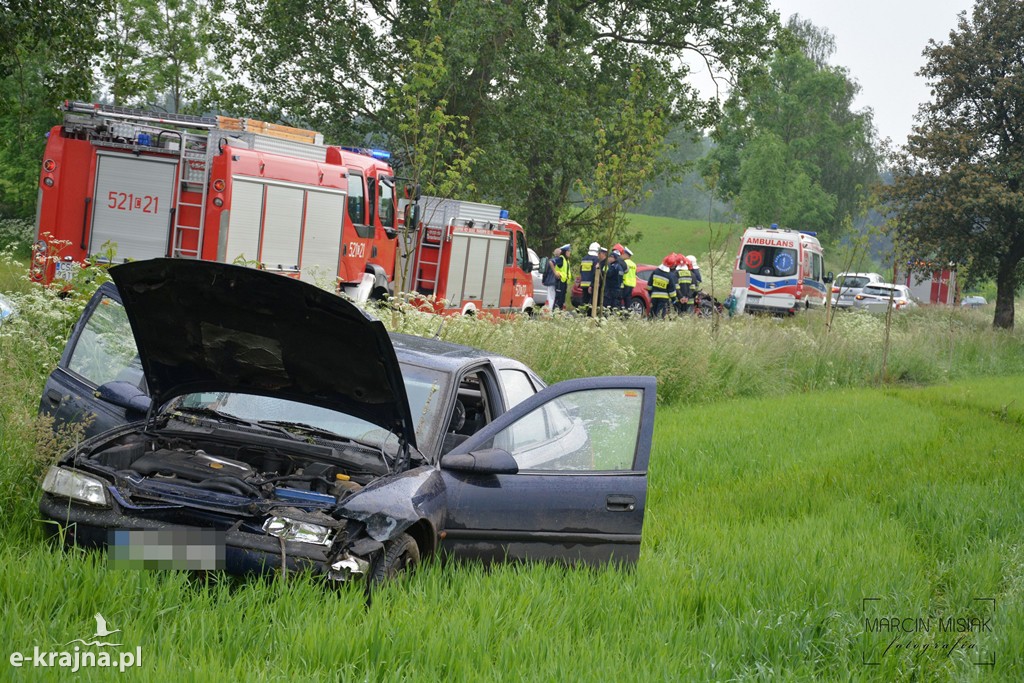 Wypadek na trasie Więcbork-Sępólno