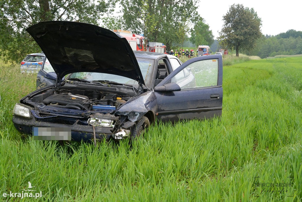 Wypadek na trasie Więcbork-Sępólno