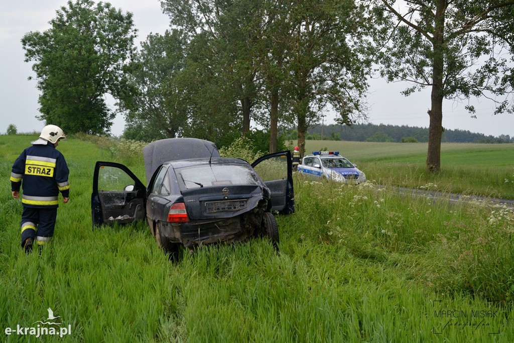 Wypadek na trasie Więcbork-Sępólno