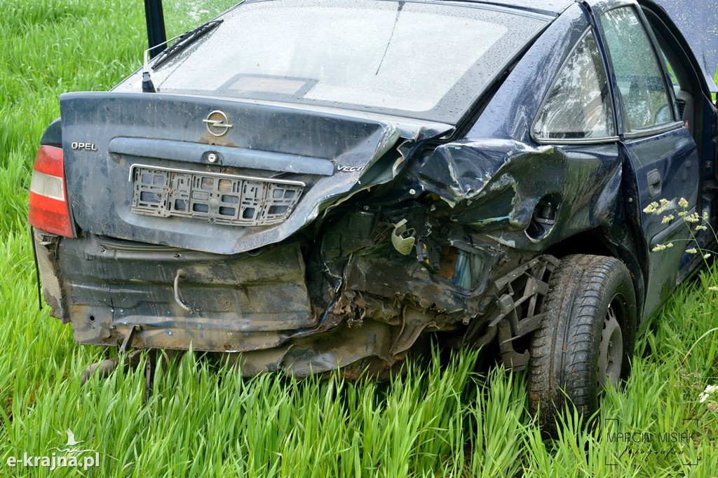 Wypadek na trasie Więcbork-Sępólno