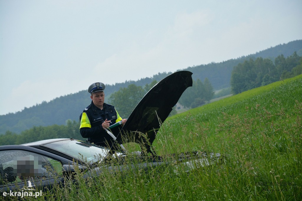 Wypadek na trasie Więcbork-Sępólno