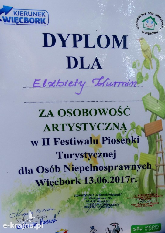 Festiwal Piosenki Turystycznej dla Osób Niepełnosprawnych