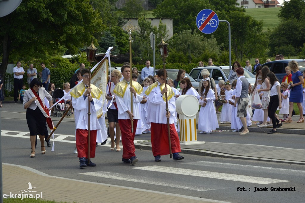 Boże Ciało. Procesja w Sośnie