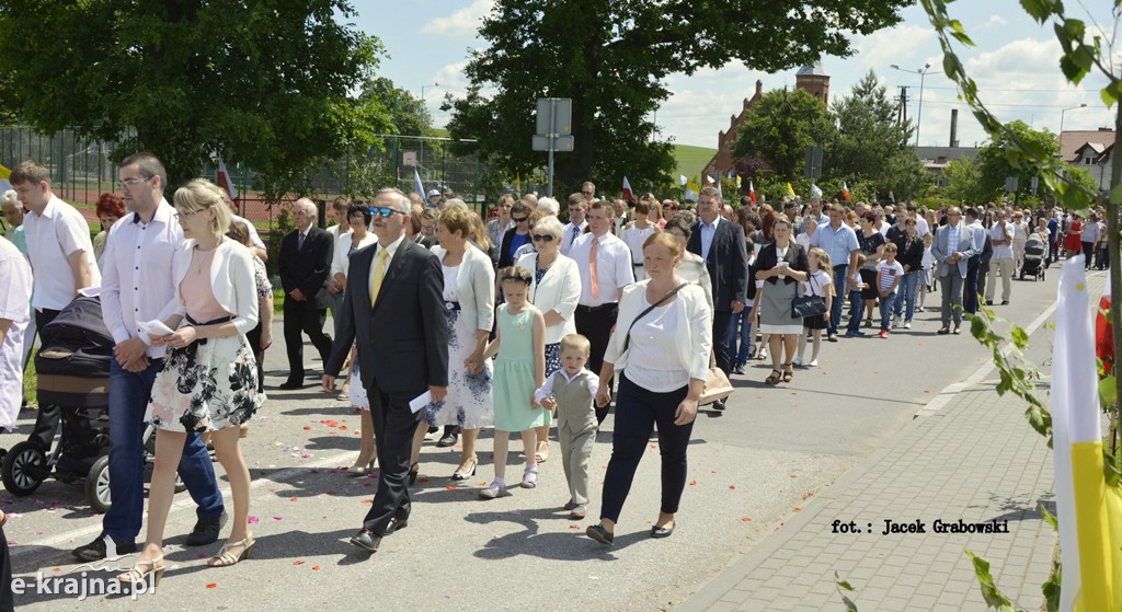 Boże Ciało. Procesja w Sośnie