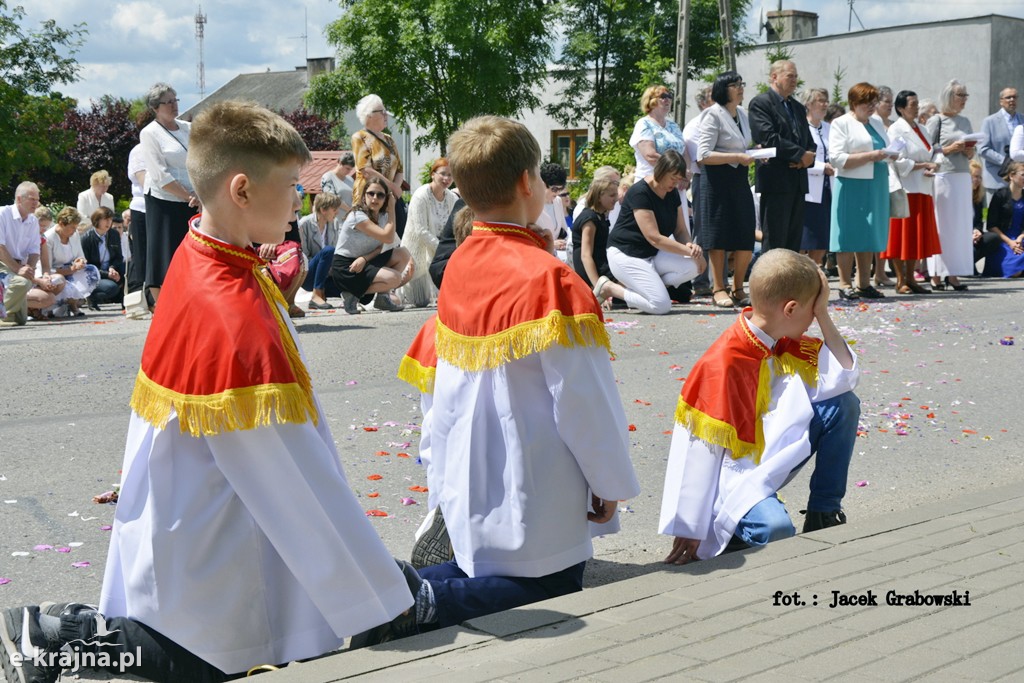 Boże Ciało. Procesja w Sośnie