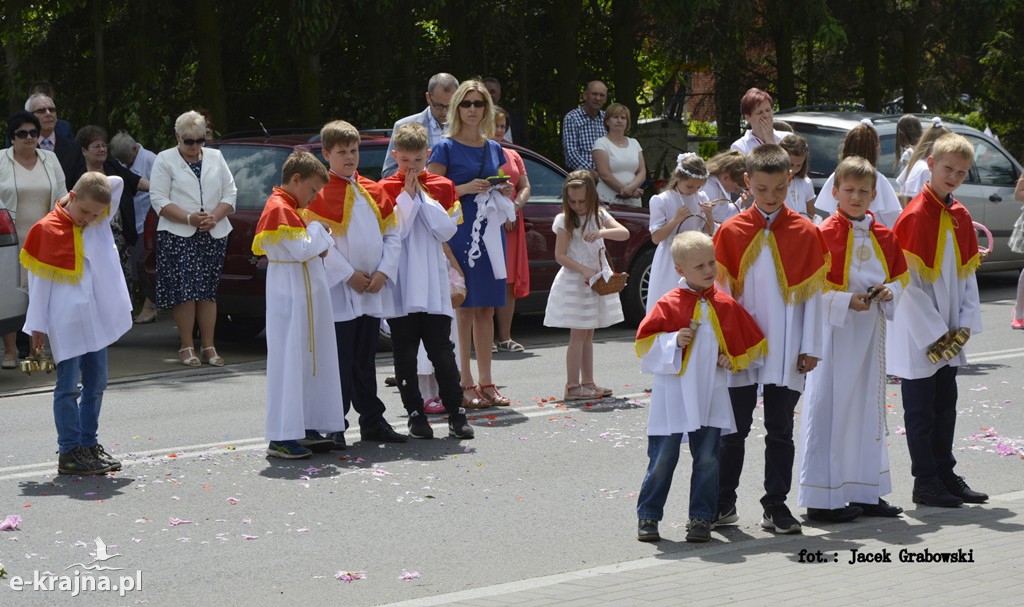 Boże Ciało. Procesja w Sośnie